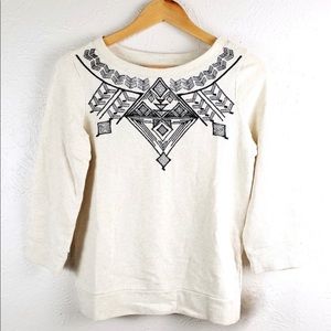 Lucky Brand Embroidered Sweatshirt!